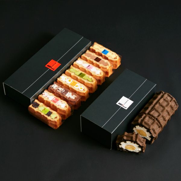 お取り寄せワッフル&くるくるワッフルセット(大人のバニラカスタード