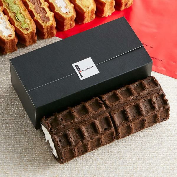 ワッフル10種+くるくるワッフルセット(大人のバニラカスタードロール